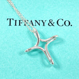 TIFFANY&Co. Necklace Infinity cross Elsa Peretti Silver925 Silver Women Second hand