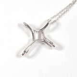 TIFFANY&Co. Necklace Infinity cross Elsa Peretti Silver925 Silver Women Used