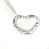 TIFFANY&Co. Necklace Open heart Elsa Peretti Silver925 Silver Women Second hand