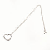 TIFFANY&Co. Necklace Open heart Elsa Peretti Silver925 Silver Women Second hand