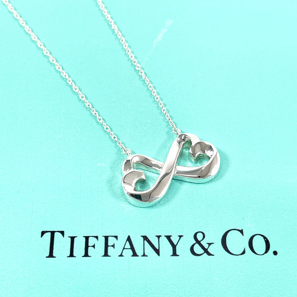 TIFFANY&Co. Necklace Double rubbing heart Paloma Picasso Silver925 Silver Women Second hand