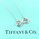 TIFFANY&Co. Necklace Double rubbing heart Paloma Picasso Silver925 Silver Women Second hand