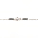TIFFANY&Co. Necklace Open heart Elsa Peretti Silver925/diamond Silver Women Second hand