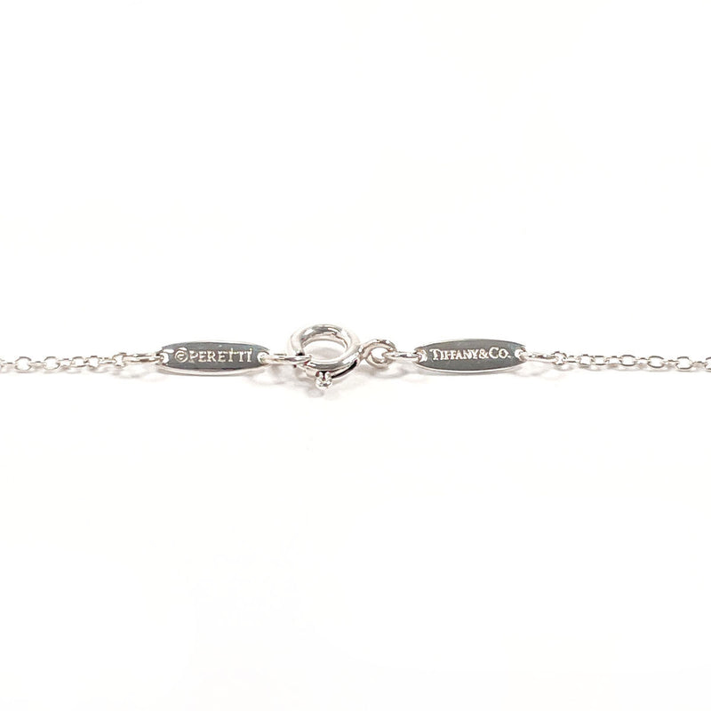 TIFFANY&Co. Necklace Open heart Elsa Peretti Silver925/diamond Silver Women Second hand
