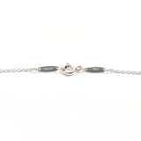 TIFFANY&Co. Necklace Open heart Elsa Peretti Silver925/diamond Silver Women Second hand
