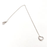 TIFFANY&Co. Necklace Open heart Elsa Peretti Silver925/diamond Silver Women Used