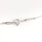 TIFFANY&Co. Necklace Open heart Elsa Peretti Silver925/diamond Silver Women Used