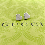 GUCCI earring Trademark Heart Silver925 Silver Women Second hand