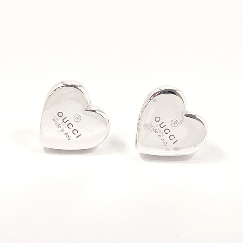 GUCCI earring heart Silver925 Silver Women Used