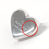 GUCCI earring heart Silver925 Silver Women Used