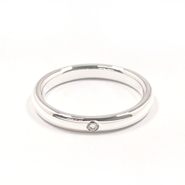 TIFFANY&Co. Ring Stacking band ring Elsa Peretti Silver925/diamond #11.5(JP Size) Silver Women Used