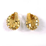 Christian Dior Earring vintage metal/Fake pearl gold Women Second hand
