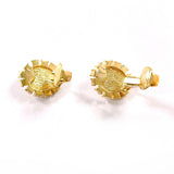 Christian Dior Earring vintage metal/Fake pearl gold Women Second hand