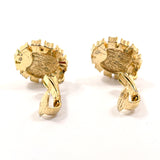 Christian Dior Earring vintage metal/Rhinestone gold Women Used