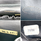 CHANEL Handbag Vanity Bicolole lambskin Black Women Second hand