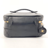 CHANEL Handbag Vanity Bicolole lambskin Black Women Second hand