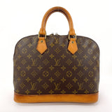 LOUIS VUITTON Handbag M51130 Alma Monogram canvas/Leather Brown Women Second hand