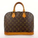 LOUIS VUITTON Handbag M51130 Alma Monogram canvas/Leather Brown Women Second hand