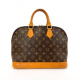 LOUIS VUITTON Handbag M51130 Alma Monogram canvas/Leather Brown Women Used