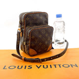 LOUIS VUITTON Shoulder Bag M45236 Amazon Monogram canvas/Leather Brown Women Used