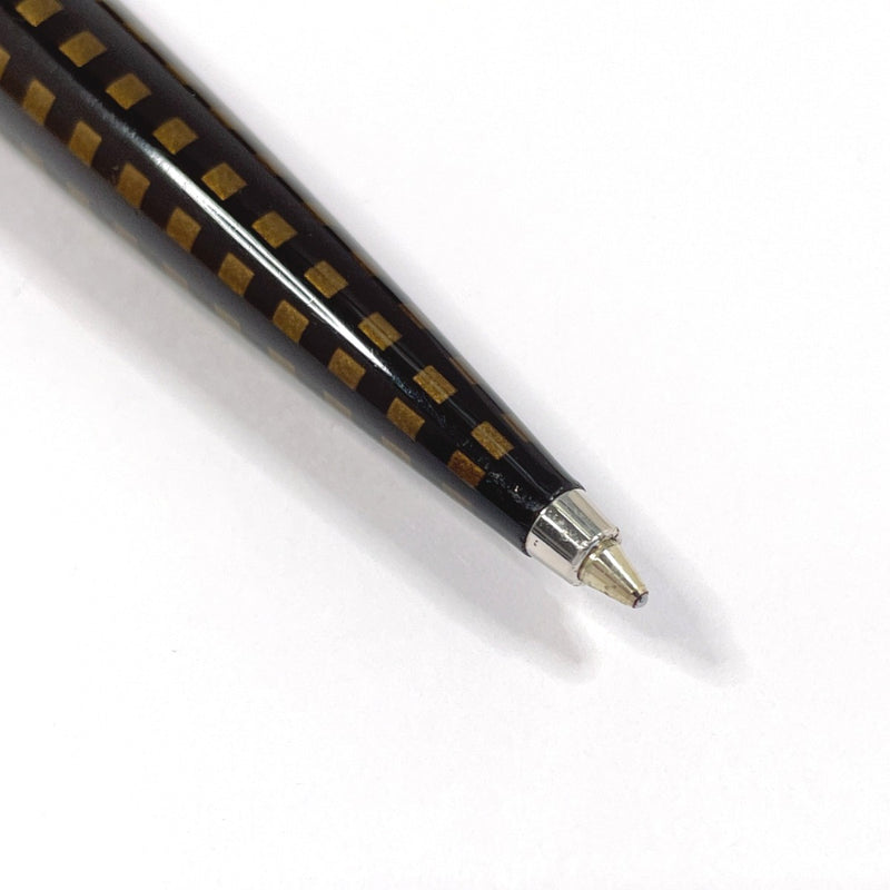 LOUIS VUITTON Ballpoint pen N79154 Jet rack Damier metal/Synthetic resin Black Black unisex Second hand