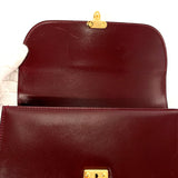 BALLY Shoulder Bag 2WAY leather Bordeaux Women Used