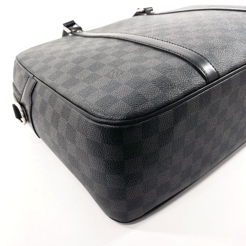 LOUIS VUITTON Business bag N48118 Yone damier graphite Black mens Second hand