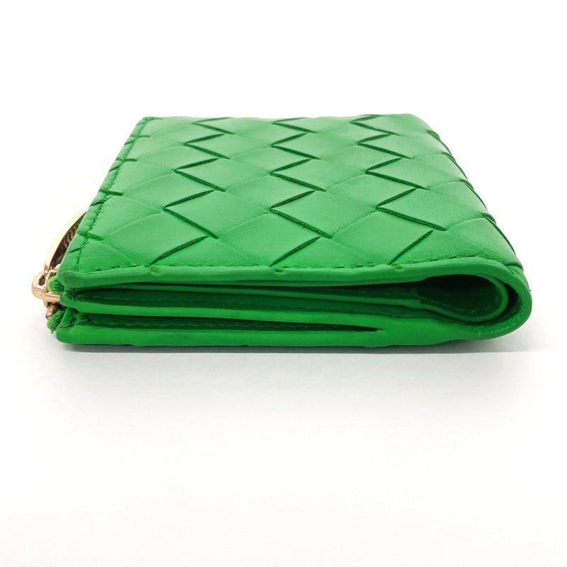 BOTTEGAVENETA wallet 740309VCPP33722 Intrecciato Small leather green green Women Used