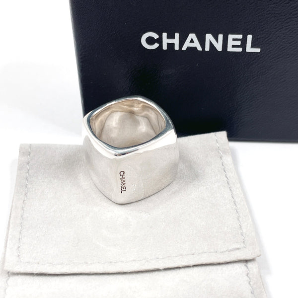 CHANEL Ring Square Silver925 #US 7 Silver Women Second hand