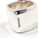 CHANEL Ring Square Silver925 #14.5(JP Size) Silver Women Used