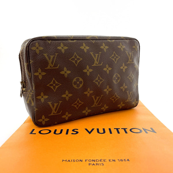 LOUIS VUITTON Pouch M47524 Truth Toilette 23 Monogram canvas Brown unisex Used