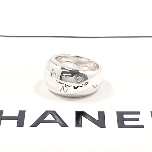 CHANEL Ring logo Silver925 #12.5(JP Size) Silver Women Used