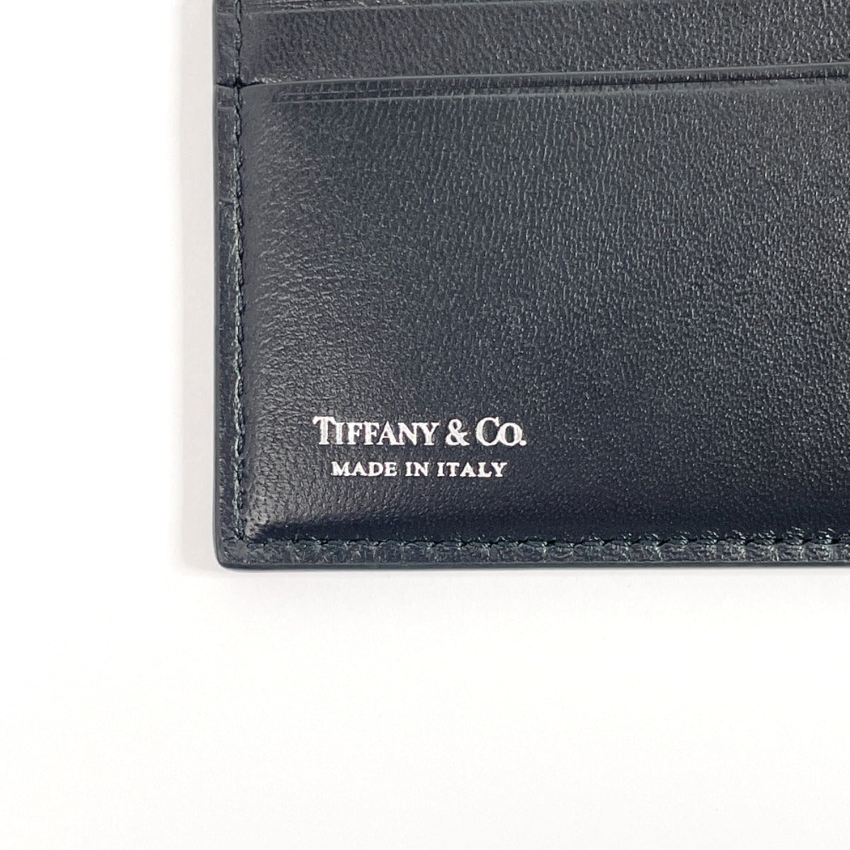 TIFFANY&Co. passport case Passport cover Diamond Point leather