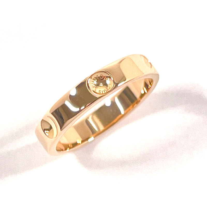 LOUIS VUITTON Ring Q9F03A Alliance unplant K18 Pink Gold #US 4 3/4 Pink gold Women Second hand