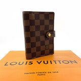 LOUIS VUITTON Notebook cover R20700 Agenda PM Damier Brown unisex Used