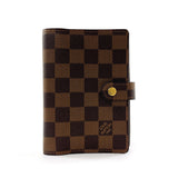 LOUIS VUITTON Notebook cover R20700 Agenda PM Damier Brown unisex Used