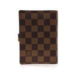 LOUIS VUITTON Notebook cover R20700 Agenda PM Damier Brown unisex Used