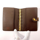 LOUIS VUITTON Notebook cover R20700 Agenda PM Damier Brown unisex Second hand