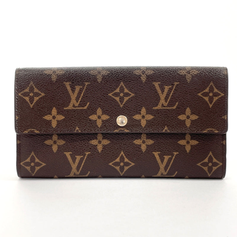 LOUIS VUITTON purse M61734 Portefeuille Sarah Monogram canvas Brown Women Used