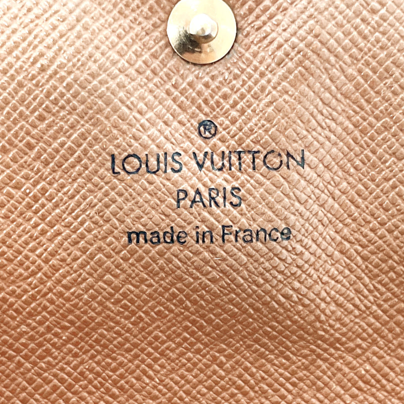 LOUIS VUITTON purse M61734 Portefeuille Sarah Monogram canvas Brown Women Used