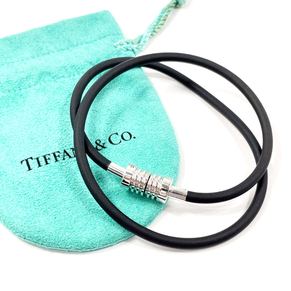 TIFFANY&Co. Necklace Paloma Groove Surfer Paloma Picasso Silver925/rubber Silver unisex Used