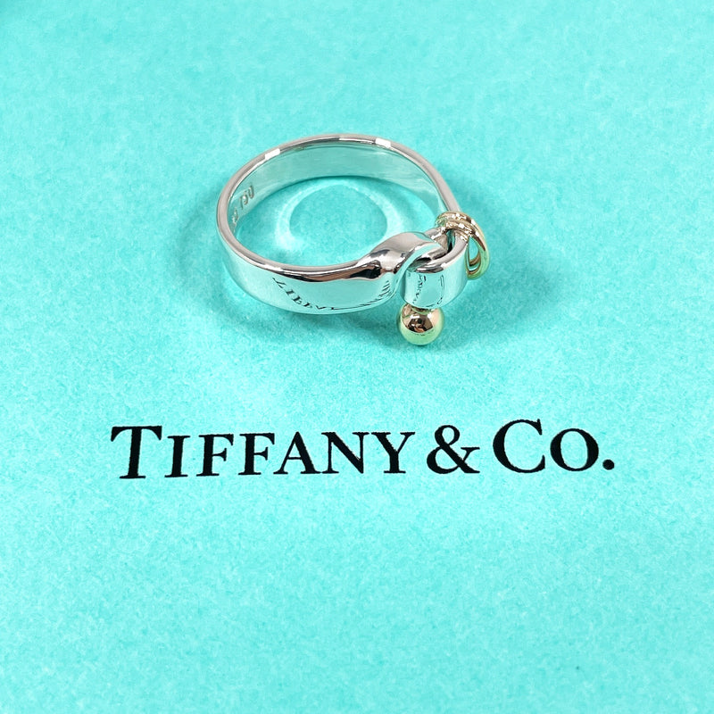 TIFFANY&Co. Ring Hook & Eye Silver925/K18 yellow gold #11.5(JP Size) Silver Women Used