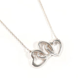 TIFFANY&Co. Necklace Triple heart Silver925 Silver Women Used