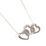 TIFFANY&Co. Necklace Triple heart Silver925 Silver Women Used