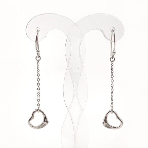 TIFFANY&Co. earring Open Heart Drop Earrings Elsa Peretti Silver925 Silver Women Second hand