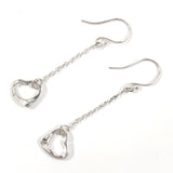 TIFFANY&Co. earring Open Heart Drop Earrings Elsa Peretti Silver925 Silver Women Second hand