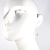 TIFFANY&Co. earring Open Heart Drop Earrings Elsa Peretti Silver925 Silver Women Second hand