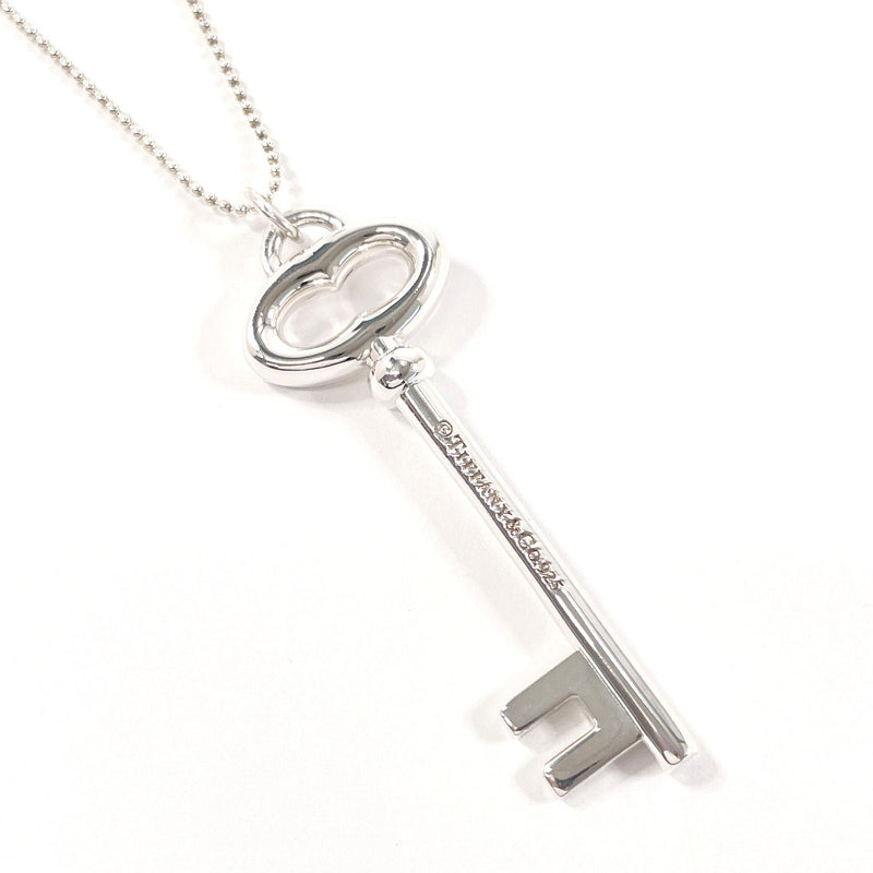 TIFFANY&Co. Necklace Oval key Silver925 Silver Women Used