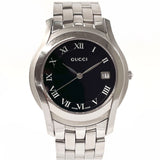 GUCCI Watches 5500M G class Stainless Steel/Stainless Steel Silver mens Second hand