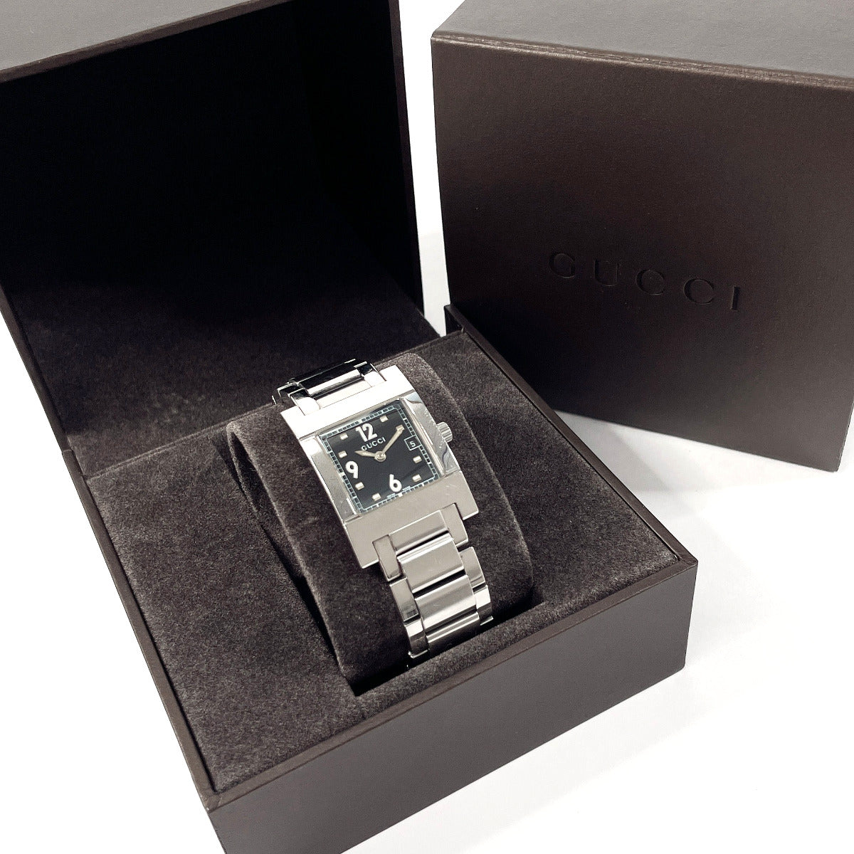 GUCCI Watches 7700L Stainless Steel/Stainless Steel Silver Women